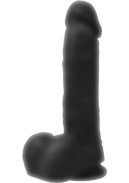 Dildo Series Siyah Wolf King 22 cm Esnek  Realistik Penis Dildo