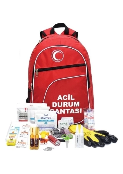 Deprem Çantası - Afet ve Acil Durum Ilk Yardım Seti / Çantası