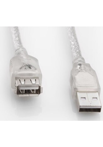 Sl-Af2005 S-Lınk 5 Metre Usb 2.0 Şeffaf Uzatma Kablosu