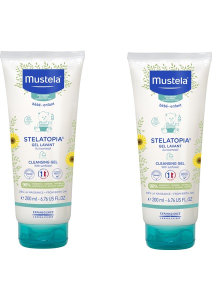 Stelatopia Cleansing Cream (Krem Şampuan) 200 ml 2 Adet