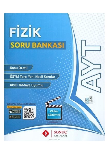 Sonuç Yayınları  AYT Fizik Soru Bankası 2020-2021