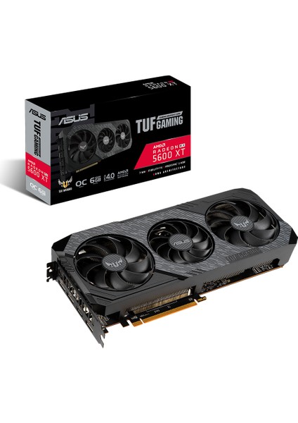 TUF 3 Radeon RX 5600 XT OC Evo Gaming 6GB 192Bit GDDR6 (DX12) PCI-E 3.0 Ekran Kartı (TUF-3-RX5600XT-O6G-EVO-GAMING)