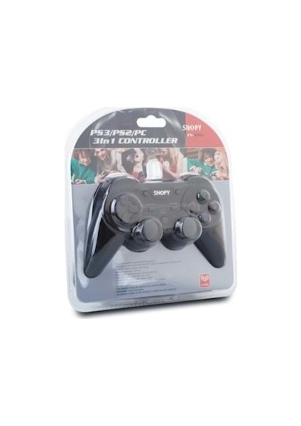 FT-Q5C1 PS3/PS2/PC Black Rider Gamepad