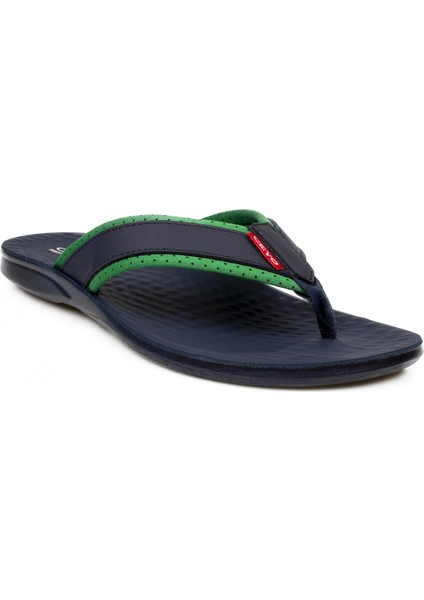 9851-15 M Parmak Arası Lacivert Erkek Terlik