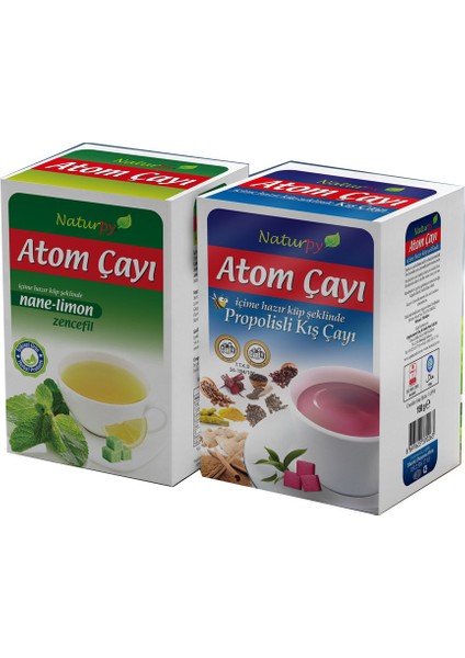 Propolisli Atom Çayı 150 gr + Nane Limon Çayı 135 gr