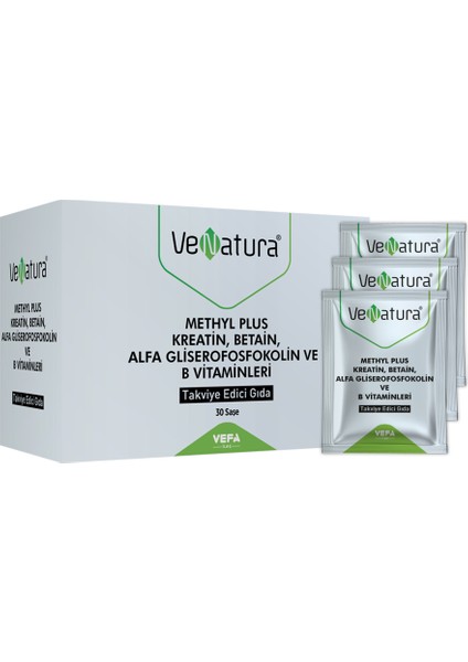 Methyl Plus Kreatin, Betain, Alfa Gliserofosfokolin ve B Vitaminleri
