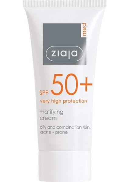 Ziaja Spf 50 + Matlaştırıcı Krem 50 Ml