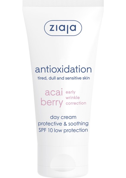 Ziaja Acai Berry Gündüz Kremi Koruyucu ve Yatıştırıcı SPF10 50ML