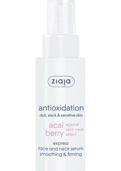 Ziaja Acai Berry Ekspres Yüz ve Boyun Serumu Pürüzsüzleştirici ve Sıkılaştırıcı50ML