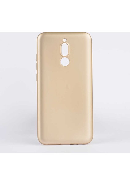 Xiaomi Redmi 8 Kılıf Zore Premier Mat Silikon Kılıf Gold