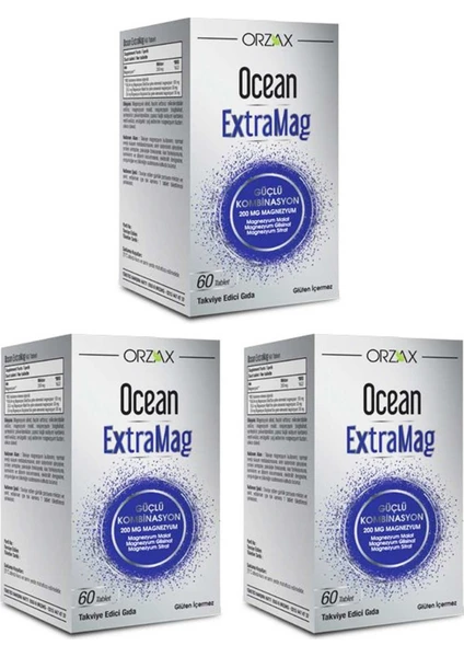 Ocean Extramag 60 Tablet 3 Kutu