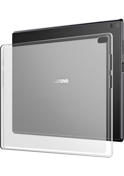 Lenovo Tab 4 10 Plus TB-X704F 10.1 Tablet Silikon Kılıf - Şeffaf