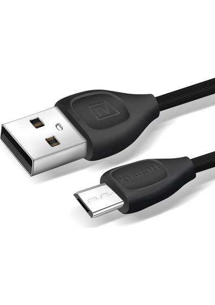 Micro USB Data ve Şarj Kablosu 1 mt Siyah