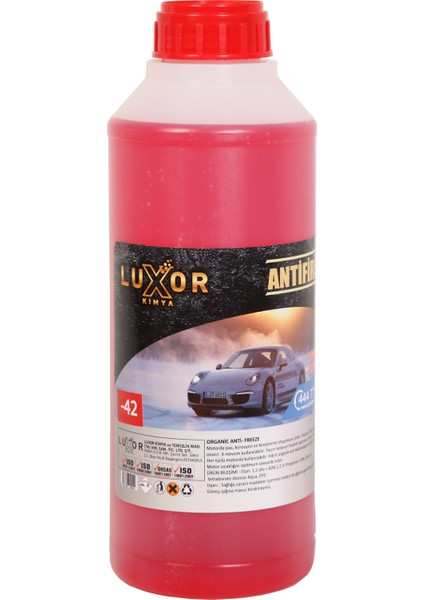 Luxor Kimya 4 Mevsim -42' Kırmızı Antifriz 1 Litre