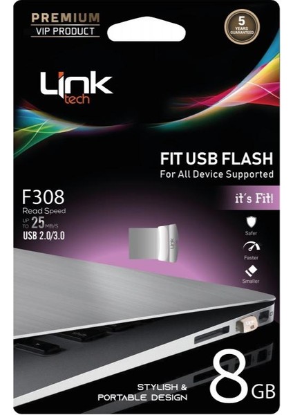 Fit Premium LUF-F308 8gb Metal USB 3.0 Flash Bellek