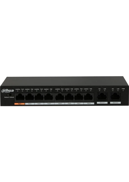 PFS3010-8ET-96 8 Port Hızlı Ethernet Poe Switch