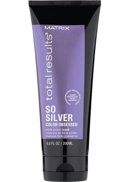 Total Results Color Obsessed So Silver Maske 200ML