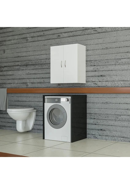 Zerka Concept Banyo Üst Dolabı Çamaşır Makinesi Üstü Mutfak Dolabı