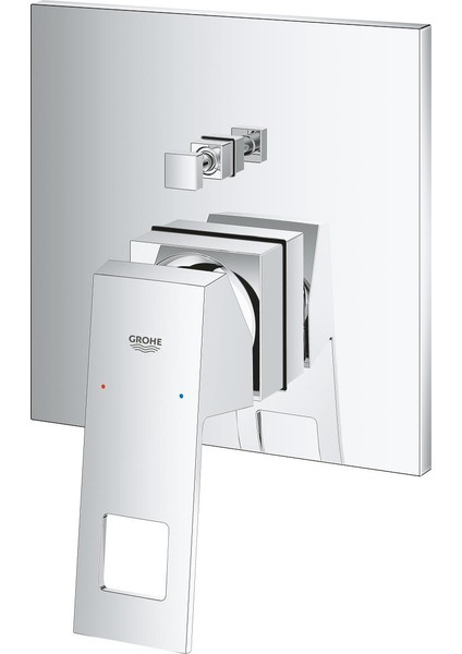 Eurocube Ankastre Banyo Duş Bataryası 2 çıkışlı divertörlü- 24062000
