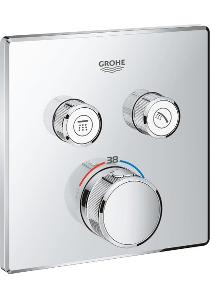 Grohtherm Smartcontrol Çift Yönlü Ankastre Termostatik Duş Bataryası - 29124000