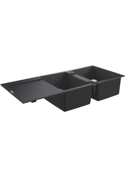 K500 Kuvars Kompozit Eviye 80 -C 116/50, Granit Siyah Rengi - 31647AP0