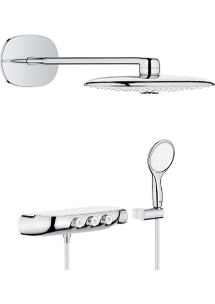 Rainshower System Smartcontrol Duo 360 Termostatik Yarı Ankastre Duş Bataryası 26443000