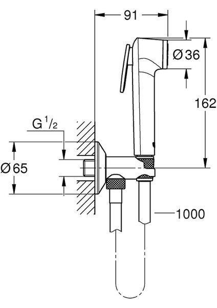 Taharet Spres Takımı Lux Trigger Kontrol Krom 26358000