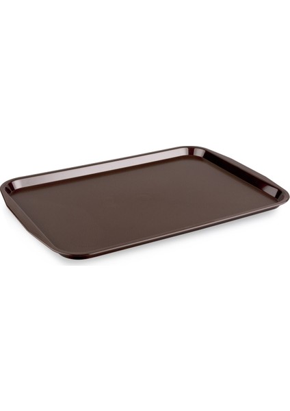Abs Servis Tepsisi - Kahverengi 27X36 cm