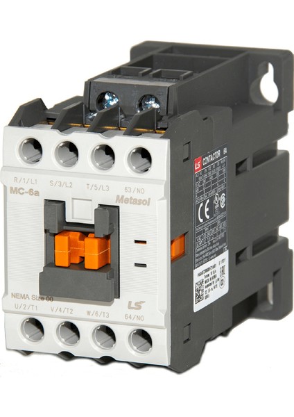 3 Kutup Ac Güç Kontaktör MC-265A Ac100-240V 50/60Hz Dc100-220V 2A2B