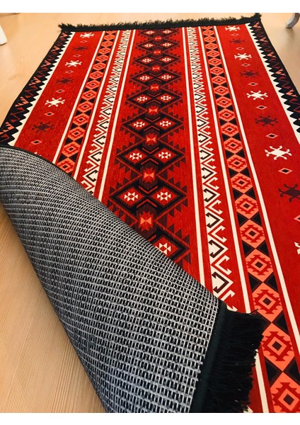 Pera Koleksiyonu HV908 Türkmen Desen Bordo Kilim