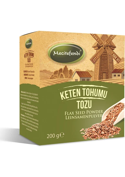 Keten Tohumu Tozu 200 gr