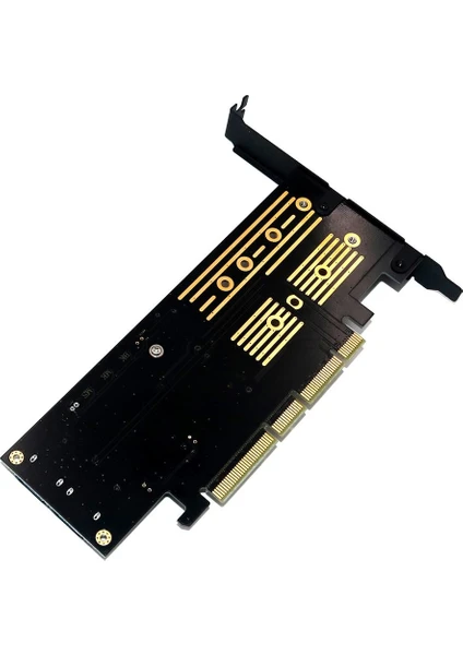 3'ü 1 Arada MSATA M.2 NGFF NVME SATA SSD to PCIE 4X SATA3 Heat Sink Adaptör