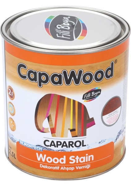 Capawood Dekoratif Ahşap Vernik Açık Meşe 2,5 lt