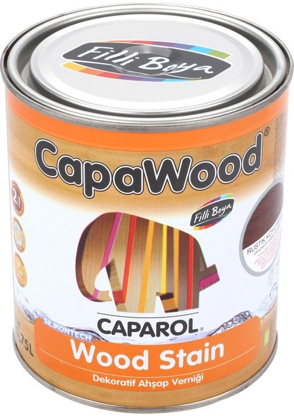 Capawood Dekoratif Ahşap Vernik Koyu Meşe 0,75 lt