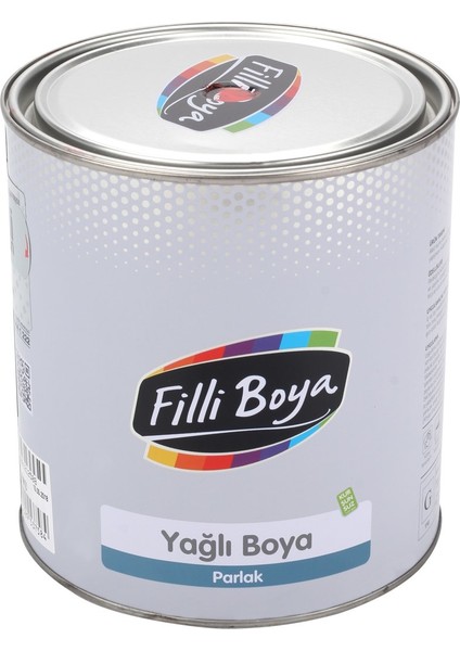 Yağlı Parlak Gümüş Mavi Boya 2,5 lt