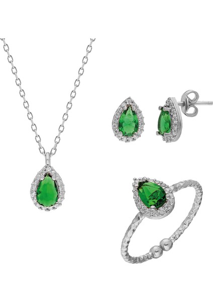 Gümüş Damla Anturaj Set