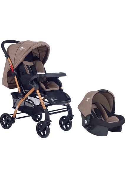 4 Baby Active Gold St-04 Travel Sistem Bebek Arabası