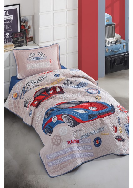 Pamuk Genç Yatak Örtüsü Garage