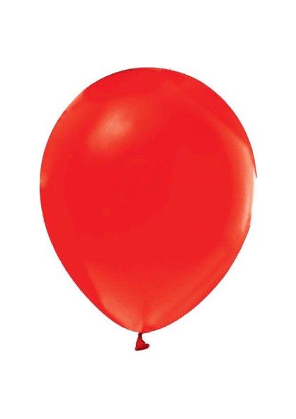 Metalik Kırmızı Balon 12 Inch 10'lu