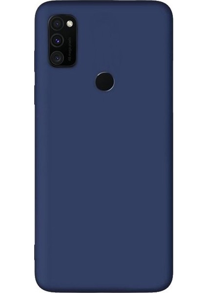 Samsung Galaxy M30s Kılıf Premier Silikon Esnek Arka Koruma Lacivert