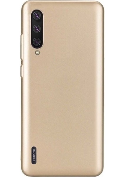 Xiaomi Mi 9 Lite Kılıf Premier Silikon Esnek Arka Koruma Gold