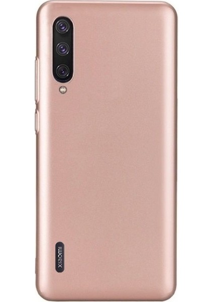Xiaomi Mi 9 Lite Kılıf Premier Silikon Esnek Koruma + Nano Glass Rose