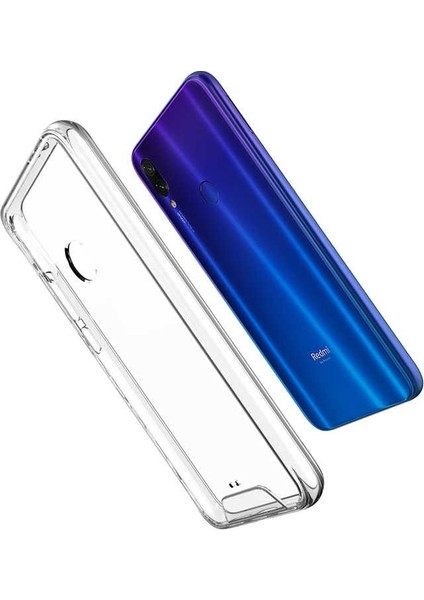 Xiaomi Redmi Note 7 Kılıf Gard Nitro Şeffaf Sert Silikon Şeffaf