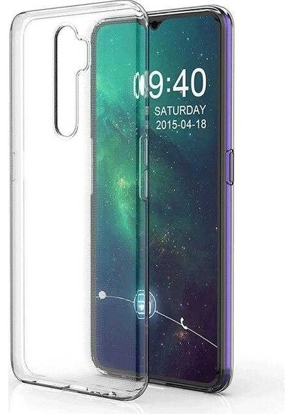Oppo A9 2020 Kılıf Süper Silikon Yumuşak Arka Koruma Şeffaf