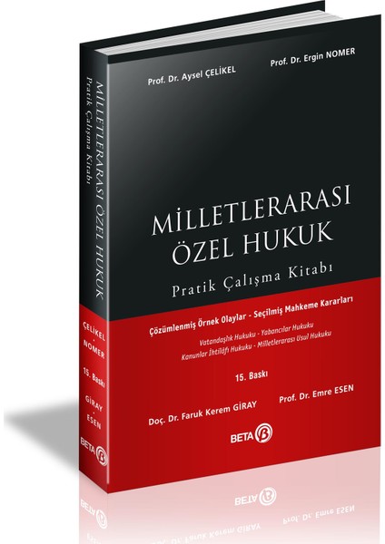 Milletlerarası Özel Hukuk Pratik Çalışma Kitabı