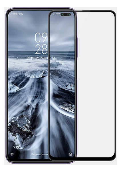 Xiaomi Redmi K30 Tam Kaplayan Temperli Cam Ekran Koruyucu