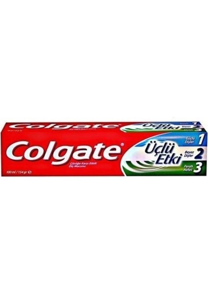 Üçlü Etki Diş Macunu 100 ml (12 Adet)