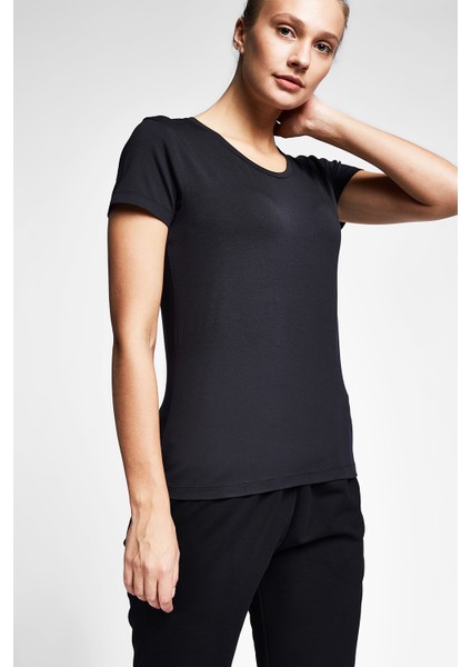 Lila Kadın T-Shirt 20S-2205-20B