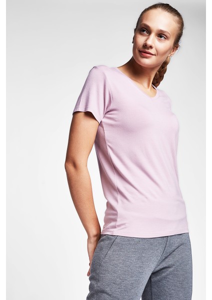 Lila Kadın T-Shirt 20S-2202-20B
