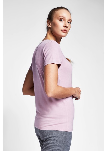 Lila Kadın T-Shirt 20S-2202-20B modelleri